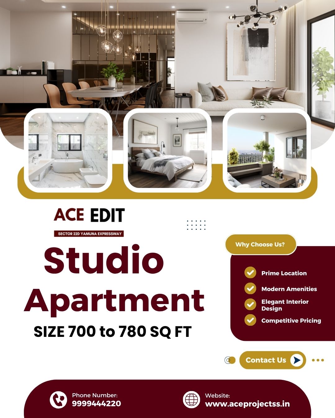 Compact Yet Grand – Ace Edit Studio Apartments Yamuna Expressway 3