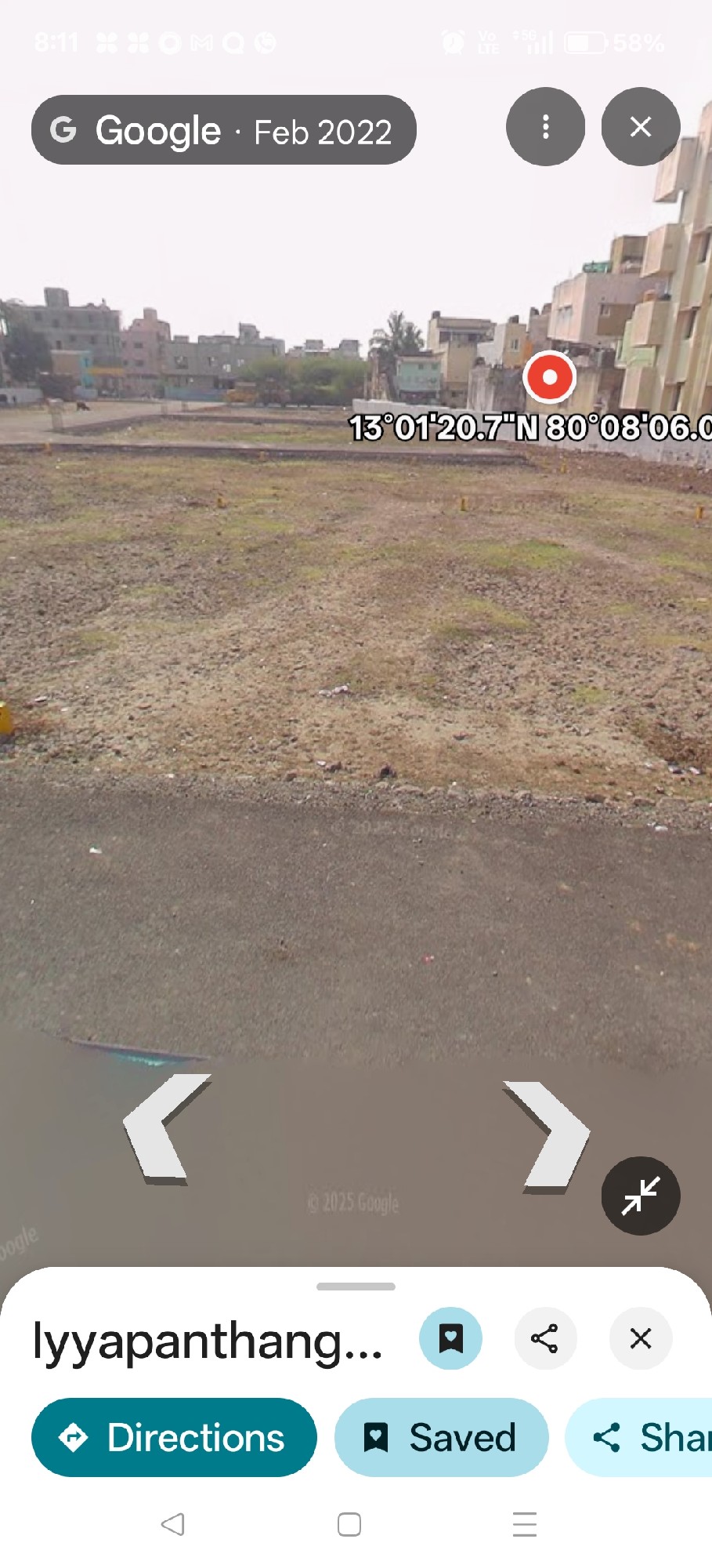 residential land for sale in pon Muthu Nagar, iyyapathangal