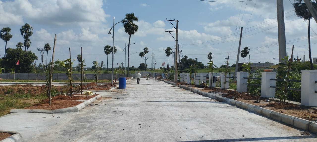 HMDA&amp;RERA Approved open plots for sale at ramdaspally 3