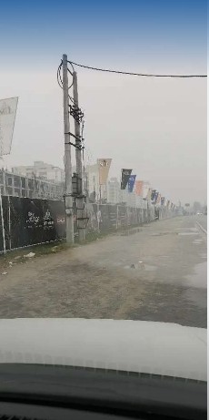 commercial plot for 13 marlas with 30ft front on main road cantt road