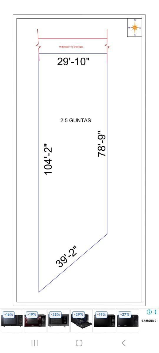 Rare 2.5 Gunta Plot for Sale in Shadnagar – Prime Location &amp; Clear Title