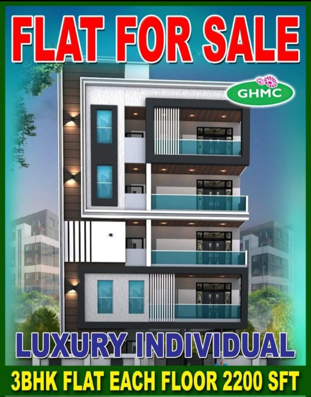 Individual floors for sale in gajularamaram veenus enclave Hyderabad 9700488209 2