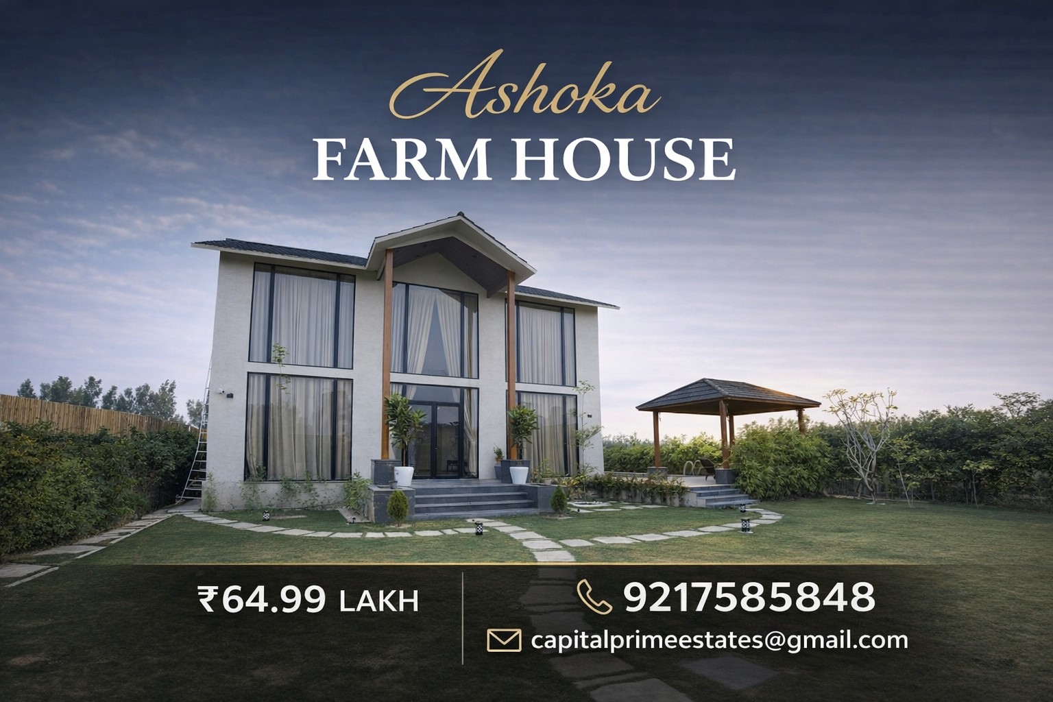 Ashoka Farm House Land for Sale | ₹64.99 Lakh | Registry with mutation
