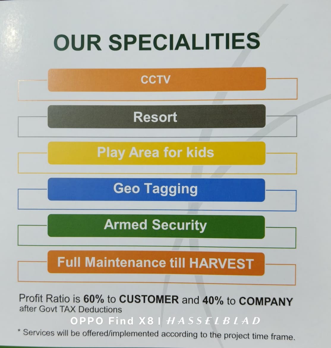 low investment and High return