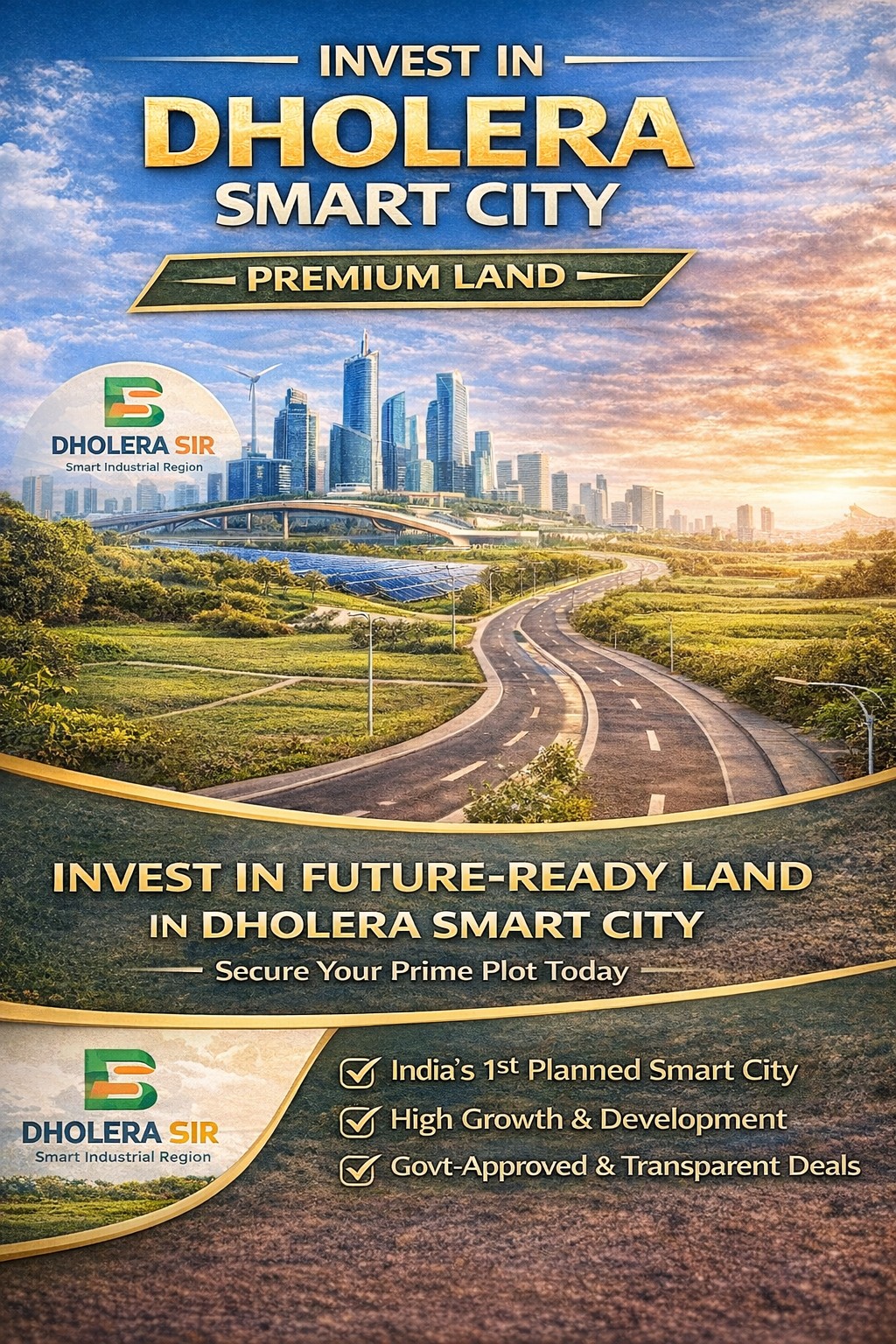Dholera land for sell